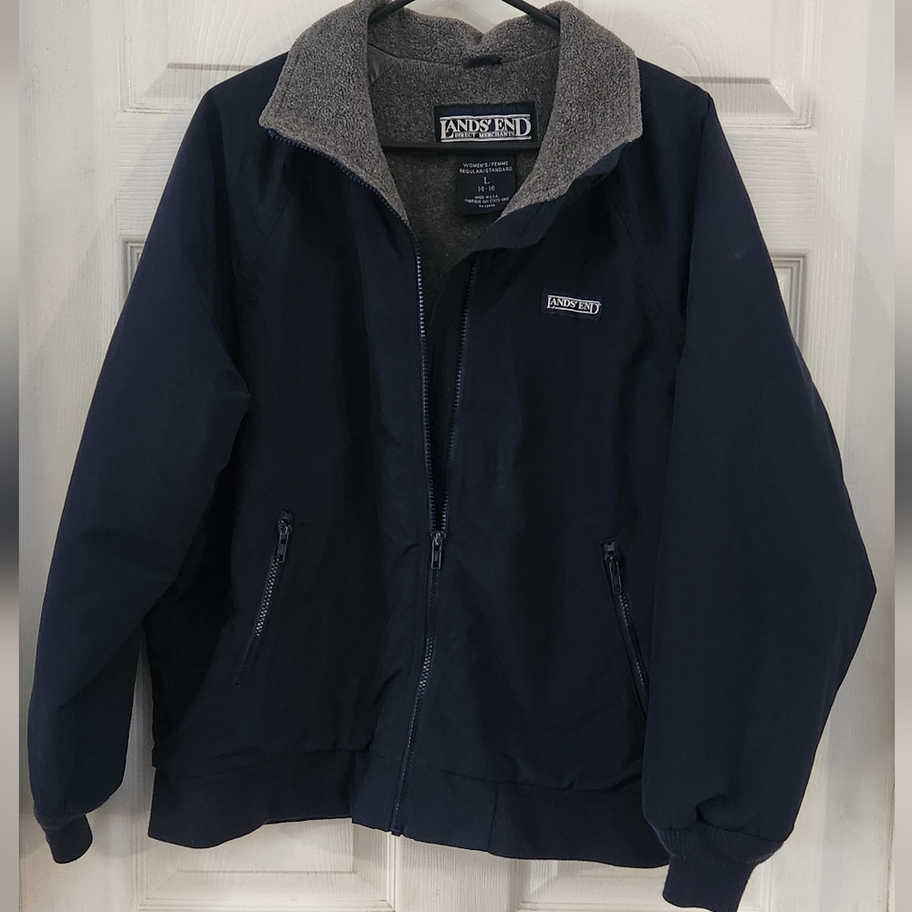 Lands' End Men's Navy Jacket